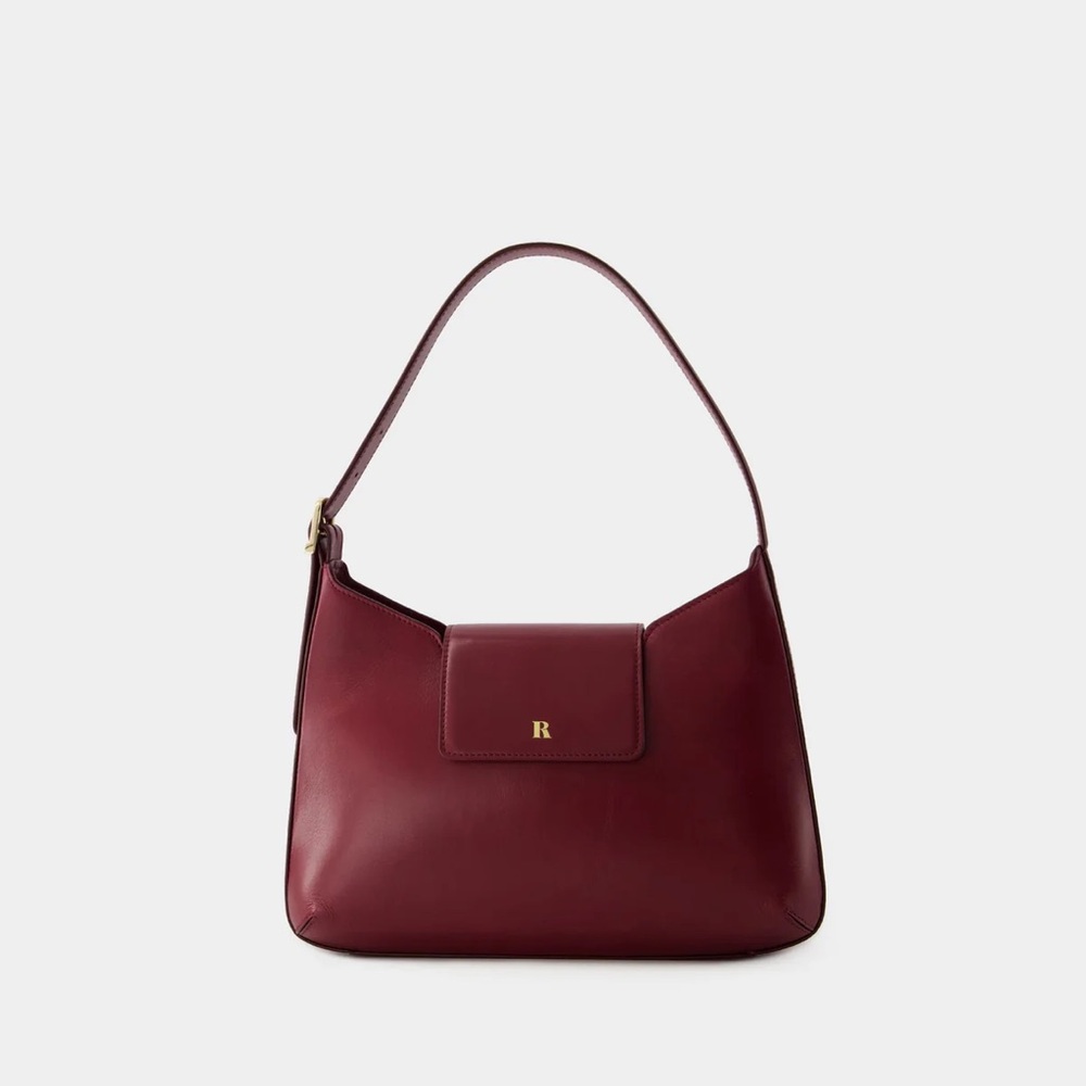 ROUJE | Bobo Shoulder Bag - Leather - Burgundy